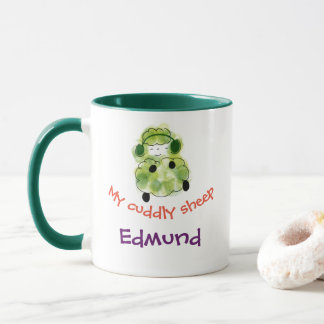 My cuddly sheep mug