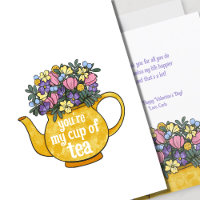 My Cup of Tea Illustrated Valentine's Day Card