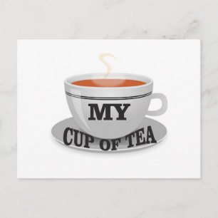 my cup of tea yeah postcard