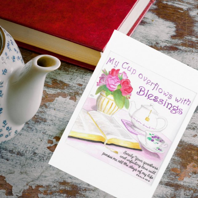 My Cup Overflows Birthday Card (Creator Uploaded)