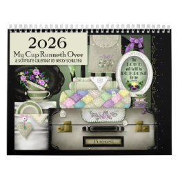 "My Cup Runneth Over" 2026 Scripture Calendar