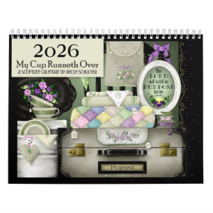 "My Cup Runneth Over" 2026 Scripture Calendar
