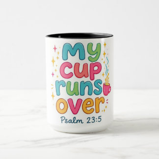 My Cup Runs Over Cute Combo Mug
