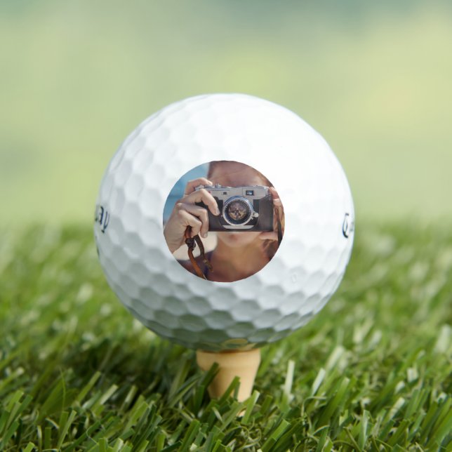 My Custom Golf Balls - Photo Personalised Callaway (Insitu Tee)