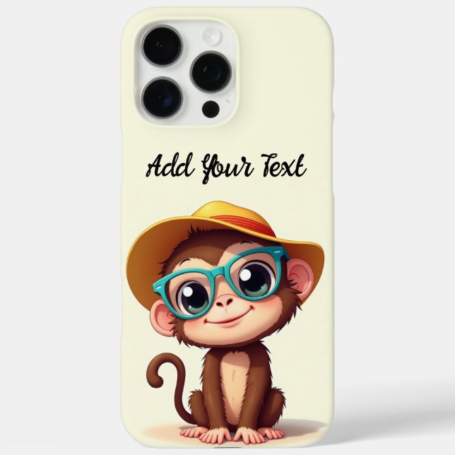My cute lil Monkey  Case-Mate iPhone Case (Back)