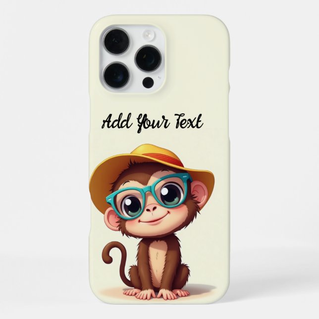 My cute lil Monkey  iPhone Case (Back)