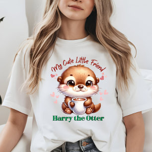 My Cute Little Friend, Harry the Otter Tri-Blend Shirt