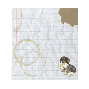 My Dachshund Ate My Lesson Plan Notepad
