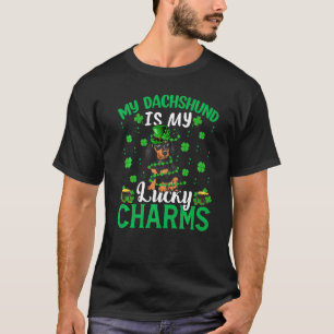 My Dachshund Is My Lucky Charms Dachshund St Patri T-Shirt