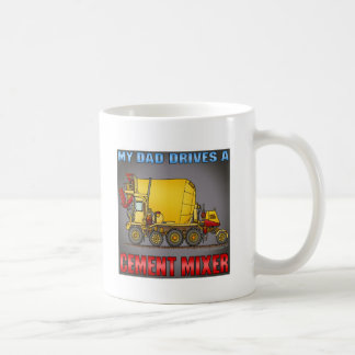 My Dad Drives A Cement Mixer Truck Mens T-Shirt Coffee Mug