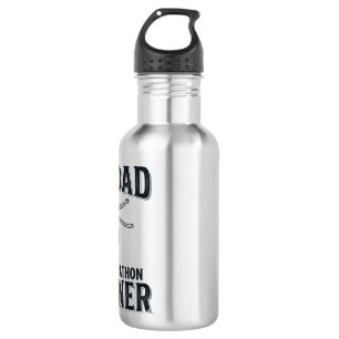 My Dad Is a Marathon Runner Vintage Shirt Design_1 532 Ml Water Bottle