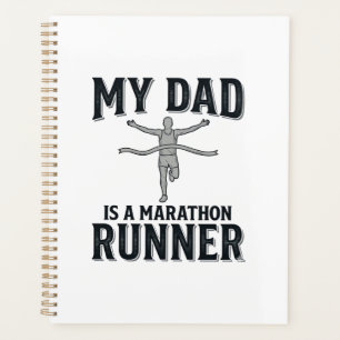 My Dad Is a Marathon Runner Vintage Shirt Design_1 Planner