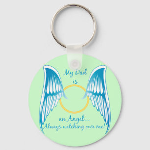 My Dad is an Angel Key Ring