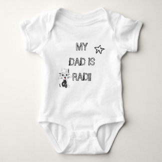 MY DAD IS RAD BABY BODYSUIT