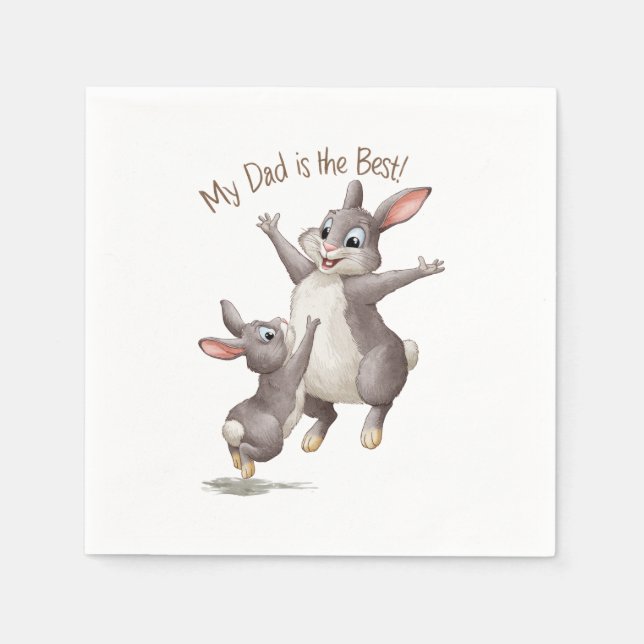 My Dad Is The Best Napkin (Front)