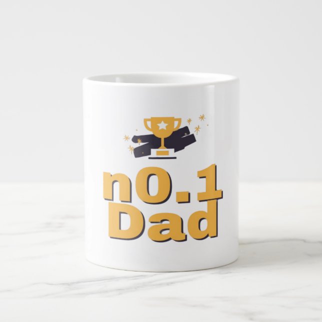 My Dad  Large Coffee Mug (Front)
