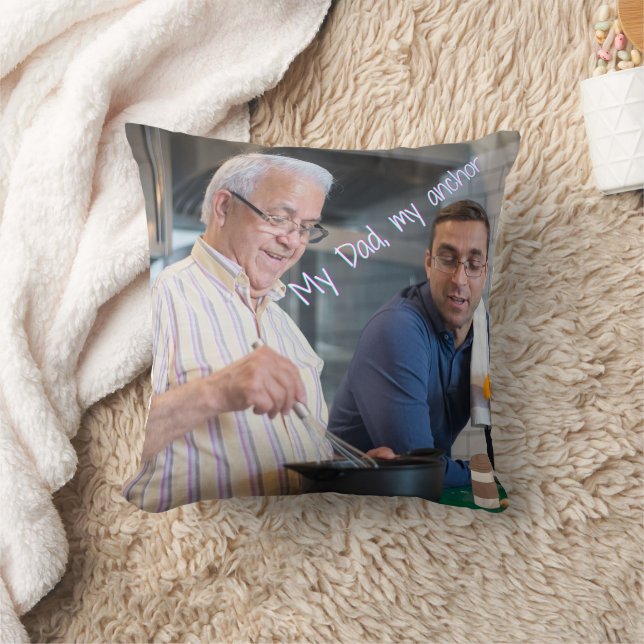 My Dad, My Anchor Cushion (Blanket)