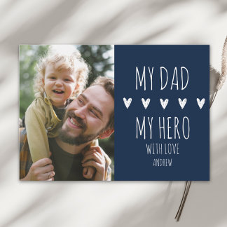 My Dad My Hero Scrip Photo Dad Announcement
