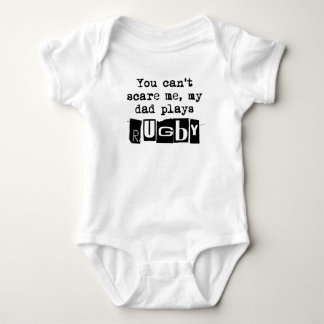 My Dad Plays Rugby Baby Bodysuit