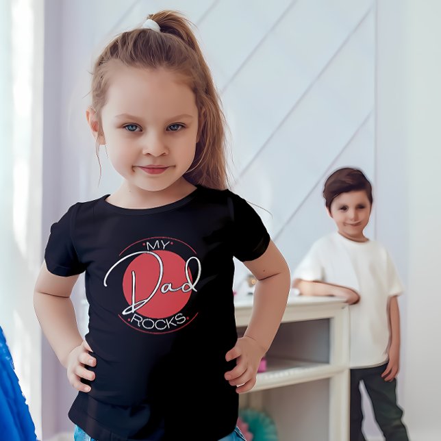 My Dad Rocks Tee: Unique Father's Day Gift T-Shirt (Creator Uploaded)