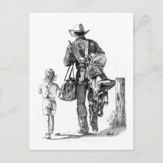 My Dad´s a Cowboy Postcard