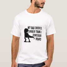 My Dad Snores - Mens Basic Tee