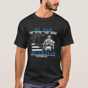 My dad the myth the hero the legend father s day v T-Shirt
