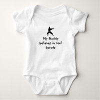 My Daddy believes in real karate