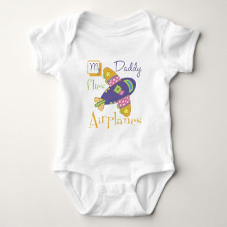 My Daddy Flies Aeroplanes Baby Bodysuit