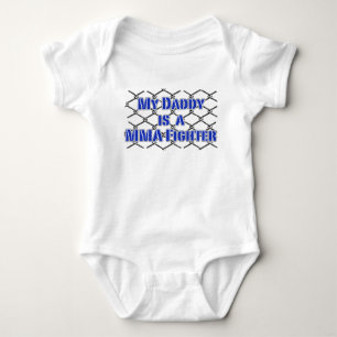 My Daddy is a Cage Fighter! MMA Design Baby Bodysuit