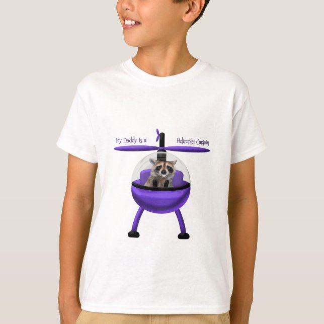 My Daddy is a Helicopter Captain T-Shirt (Front)