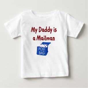 My Daddy is a Mailman baby t-shirt