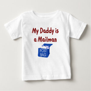 My Daddy is a Mailman baby t-shirt