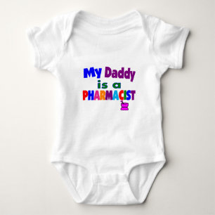 "My daddy is a pharmacist" gifts for kids Baby Bodysuit