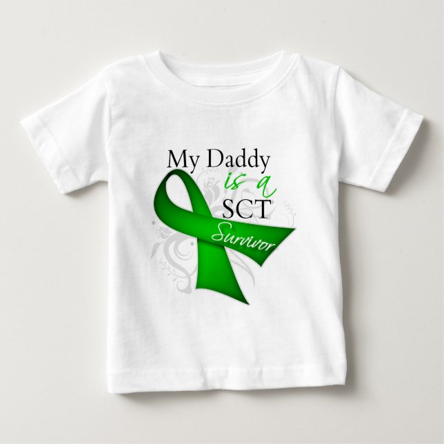 My Daddy is a Stem Cell Transplant  Survivor Baby T-Shirt (Front)