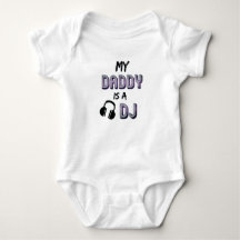 My Daddy is D.J. deejay boy girl gift EDM Hip Hop