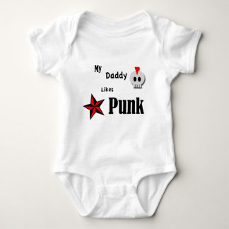 My Daddy likes Punk Baby Bodysuit