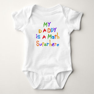 My Daddy Math Superhero T-shirts and Gifts