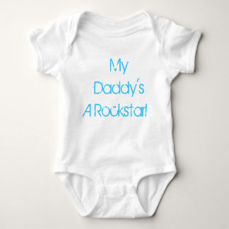 My Daddy's A Rockstar baby one-piece outfit Baby Bodysuit