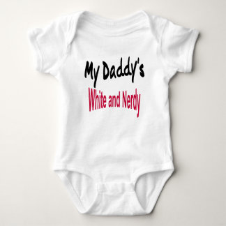 My Daddy's White and Nerdy Baby Bodysuit