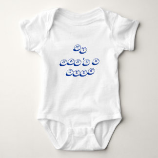 my dad's a geek baby bodysuit