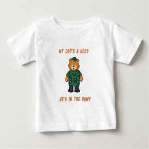 My Dad's A Hero Infant Shirt