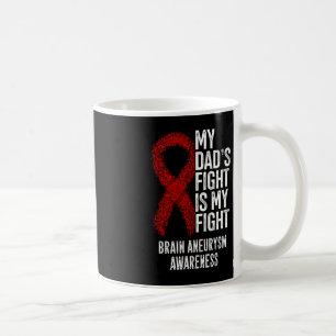 My Dad's Fight Is My Fight Brain Aneurysm Awarenes Coffee Mug