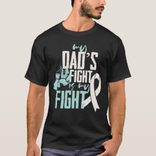 My Dad's Fight Is My Fight Lung Cancer Awareness T-Shirt