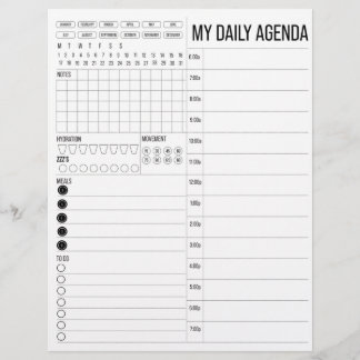 My Daily Agenda