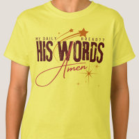 My Daily Bread - Gospel Christ Pray Jesus Yellow