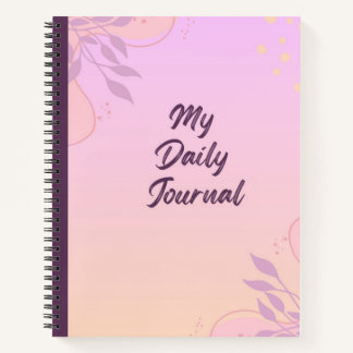 My daily journal Spiral Notebook