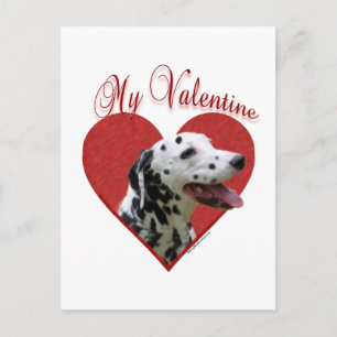 My Dalmatian Valentine Holiday Postcard