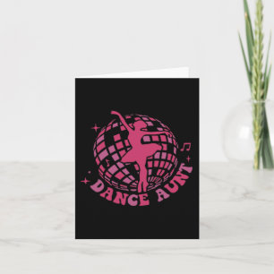 My Dance Aunt Era Dance Aunt Mothers Day  Card