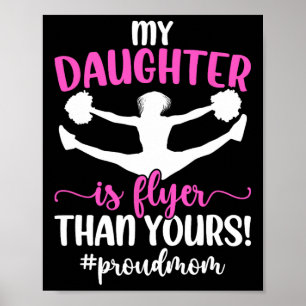 My Daughter Cheer Mum Of A Cheerleader Mum Cheer M Poster